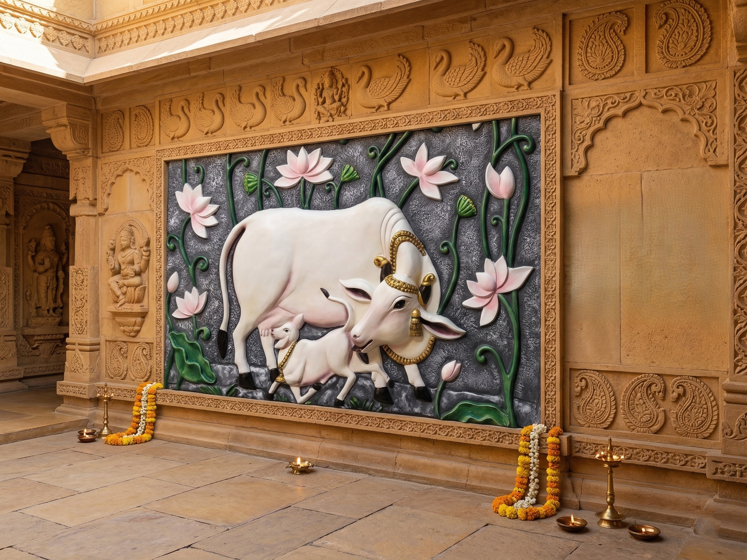 Nandi Relief Panel - Gemini Generated Image 69xbeq69xbeq69xb